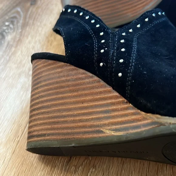 Lucky Brand Ulyssas Women's Size 9M Black Wedges - Picture 6 of 7